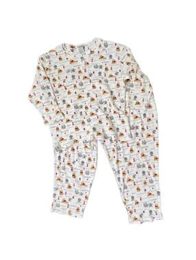 Vintage RARE Disney Store POOH BEAR & Asian Writing PJ Set - XL